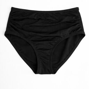 Shade & Shore Black High Waisted Bikini Bottoms